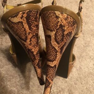 Nine West-Brown heels, never worn